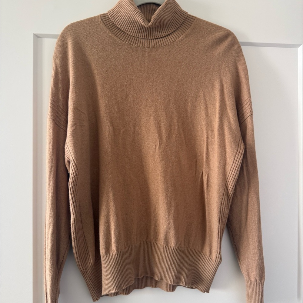 Reiss Tan Turtleneck Sweater